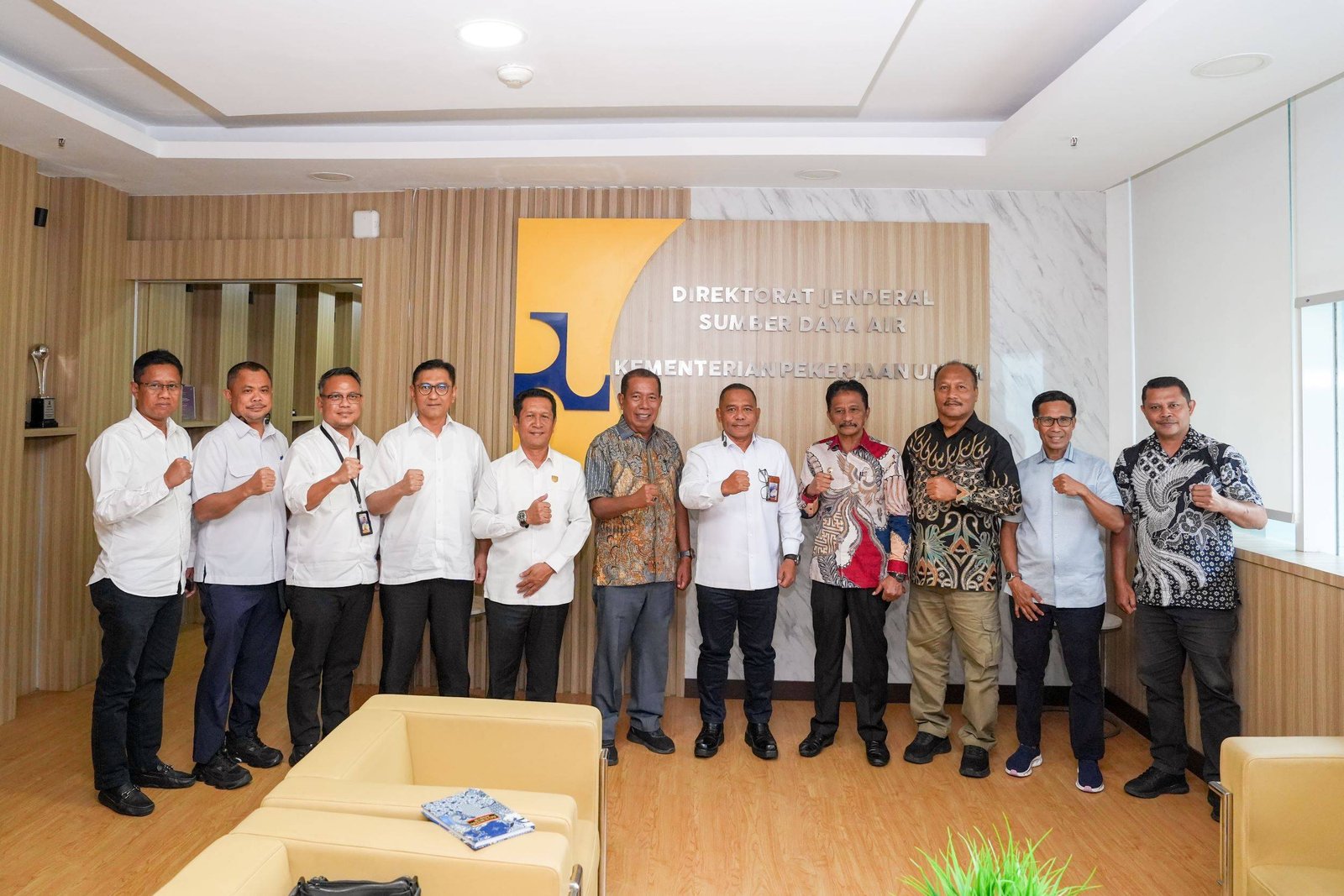 Audiensi dengan Direktur Jenderal Sumber Daya Air Kementerian Pekerjaan Umum 